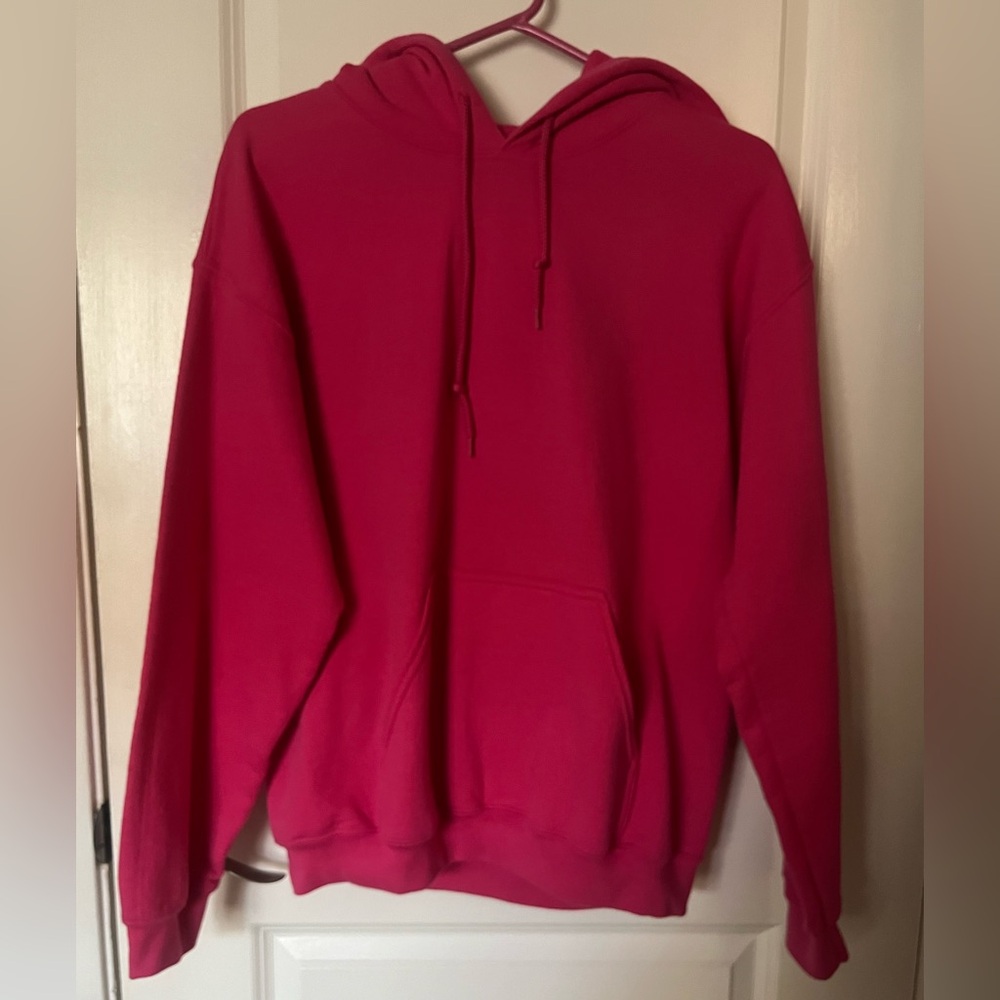 Pink Gildan Hoodie